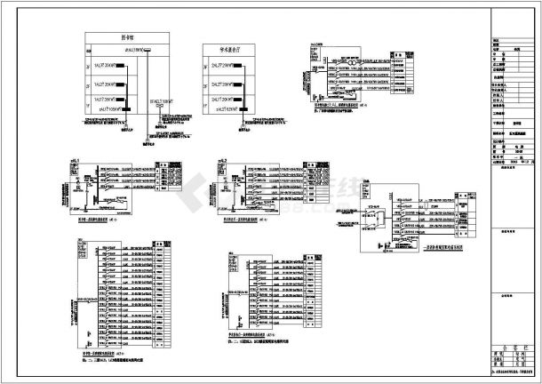 [四川]职业技术学校综合教学楼全套电气施工图纸-图二