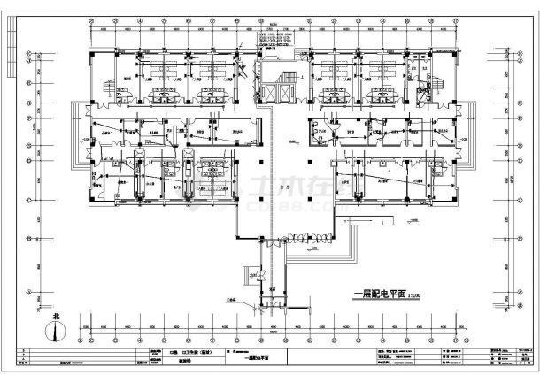 [江苏]医院病房楼与门诊大楼电气施工图纸-图二