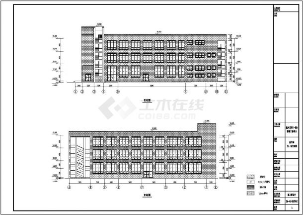 杭州某厂房门窗幕墙工程建筑设计施工图-图二