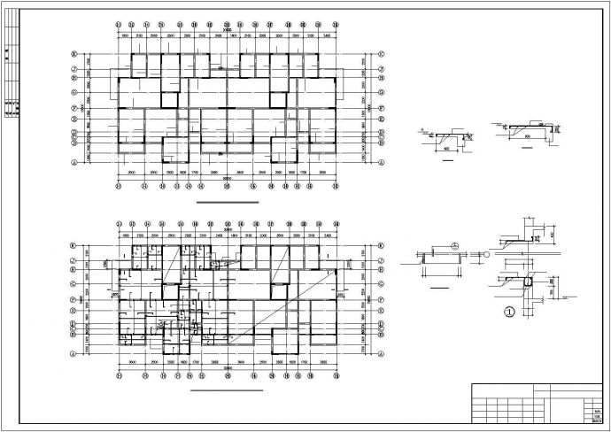 南昌某地上11层短肢剪力墙住宅结构设计图_图1