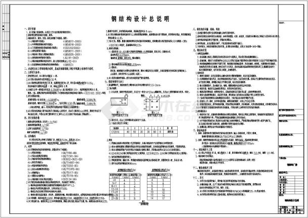 某地大型二层15x28钢结构CAD图纸-图二