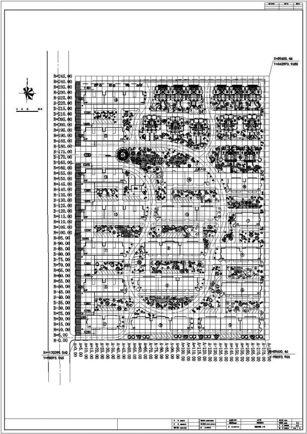 【通州】华仁天和小区景观绿化全套施工说明图纸-图二