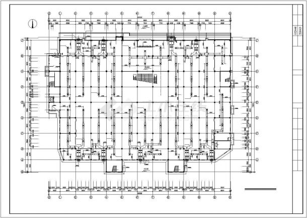 某地经典中型商场空调CAD套图-图二