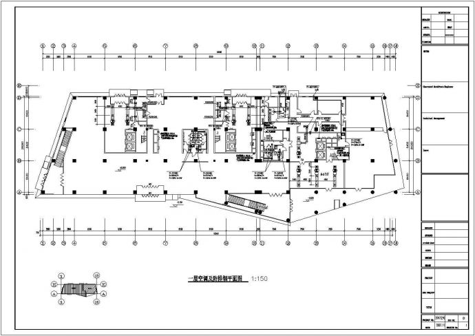 某服务中心CAD暖通图_图1