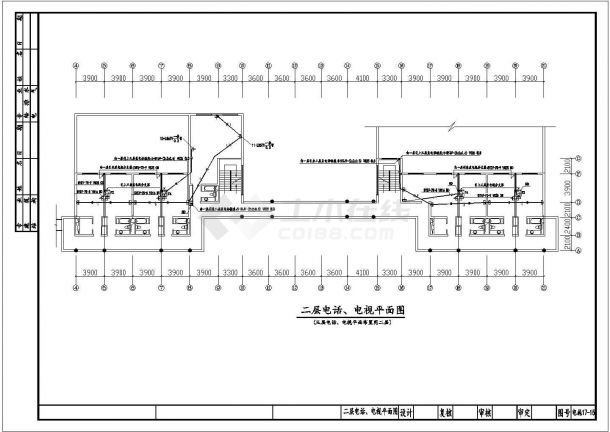 某综合楼电气cad设计施工图（共17张）-图二