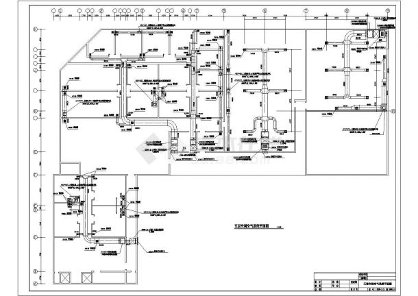  CAD Drawing of Hotel Air Conditioning System on Fifth Floor - Figure 2