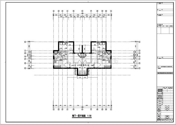 复式别墅建筑设计图（带效果图）-图一