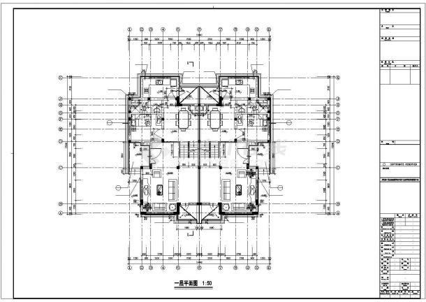 复式别墅建筑设计图（带效果图）-图二