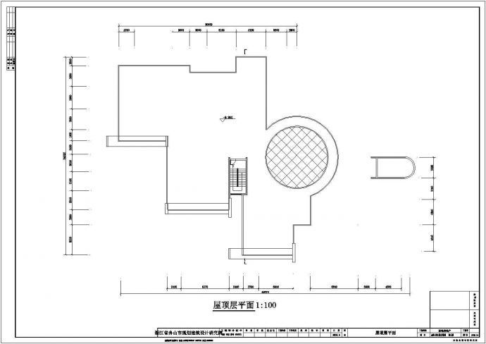 某地幼儿园施工设计建筑CAD图_图1