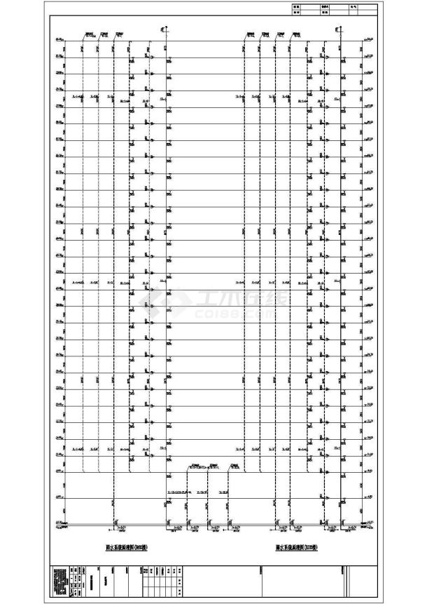 安徽高层综合住宅楼给排水施工图-图二