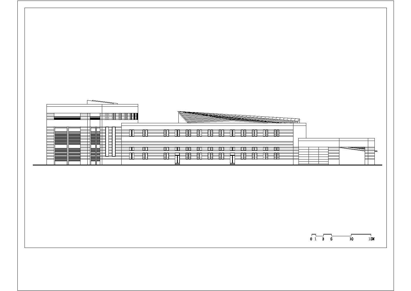 某地二层国际会议中心建筑设计施工方案图