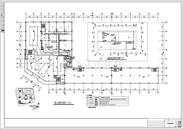 [昆明]某茶厂三层综合楼完整电气施工图纸-图一