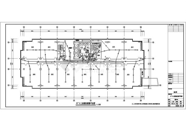 [邯郸]某二十层综合大楼全套电气施工图纸-图二