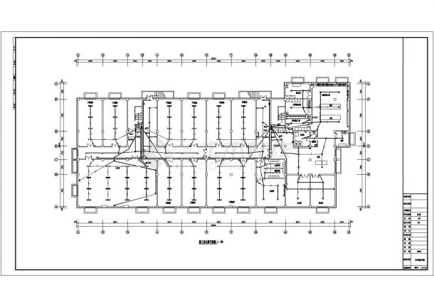 幼儿园三层建筑全套电气施工图纸-图二