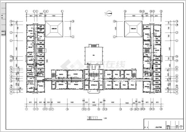 某校园教学实验楼电气施工图（共6张）-图二