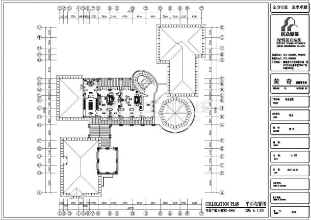长沙捞刀河别墅的完整CAD图纸-图二