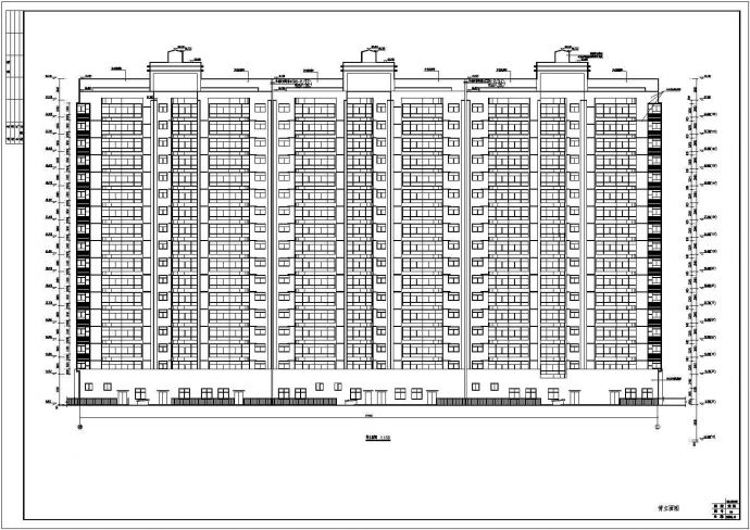 某地18层框剪结构商住楼建筑设计施工图_图1