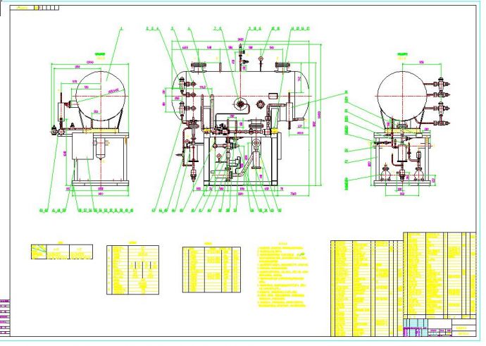 某地小型氟利昂桶泵机组设计图_图1