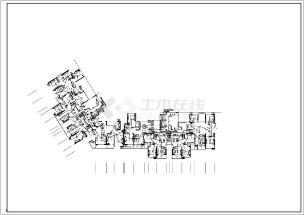 三十三层商住两用楼宇电气施工图纸-图二