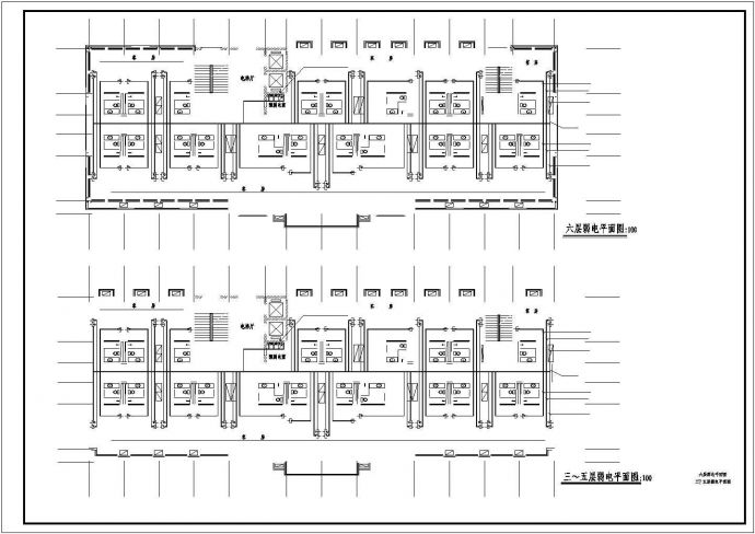 [上饶]七层办公大楼全套电气施工图纸_图1