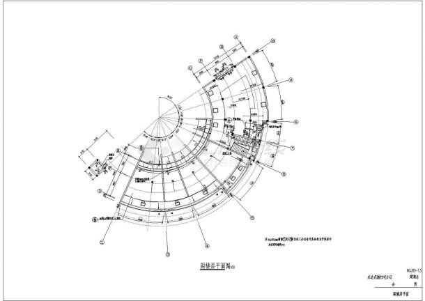 武汉某地方住宅小区会所建筑CAD平面布置参考图-图一