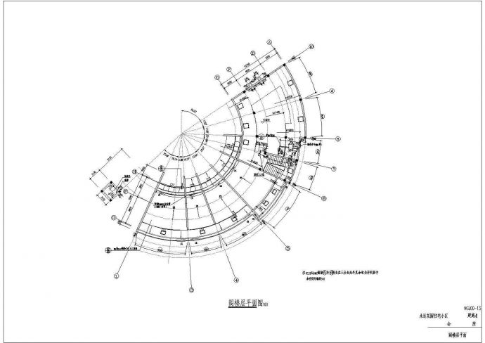 武汉某地方住宅小区会所建筑CAD平面布置参考图_图1