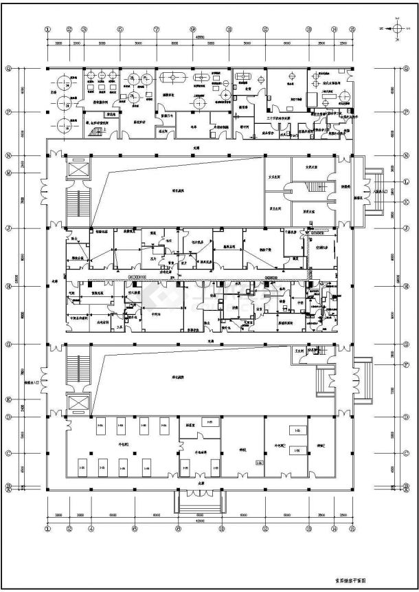 某药厂电气设计电气施工图（共6张）-图二