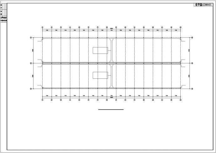 地上单层门式刚架结构工业厂房结构施工图_图1