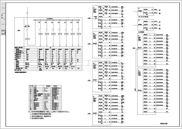 某地区小型厂房电气施工图（共4张）-图二