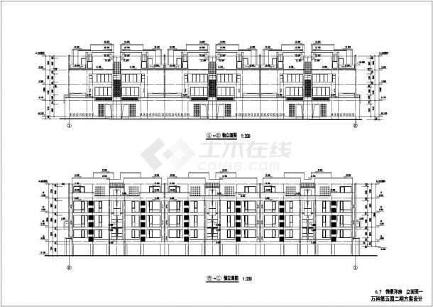 某地五层剪力墙结构住宅楼建筑方案图-图一