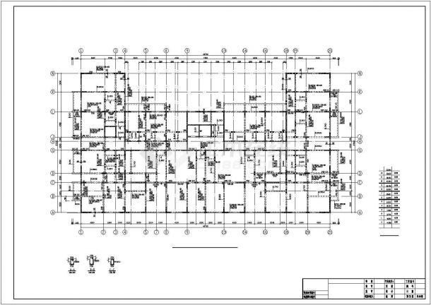 济南某框支短肢剪力墙公寓结构设计图-图二