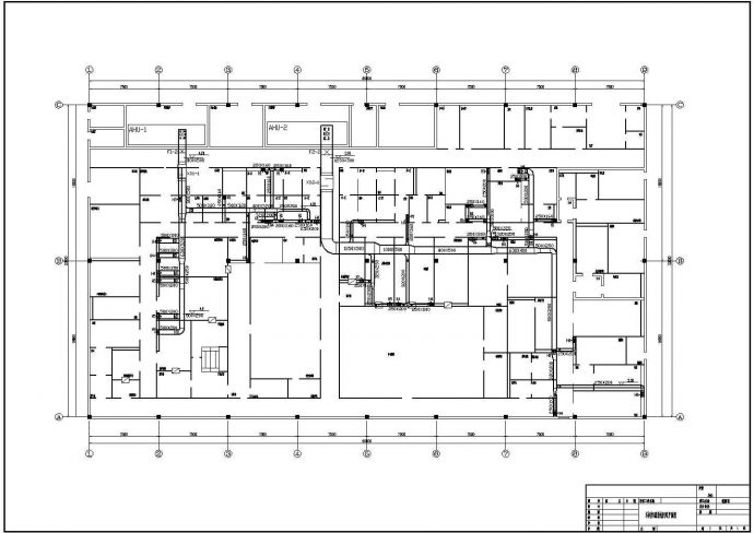 某地区药厂中央空调设计CAD图全套_图1