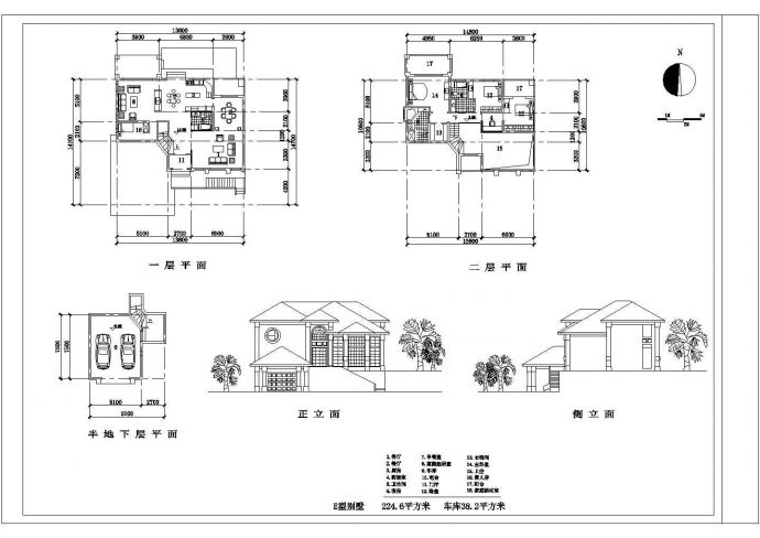 某小区住宅户型设计图纸_图1