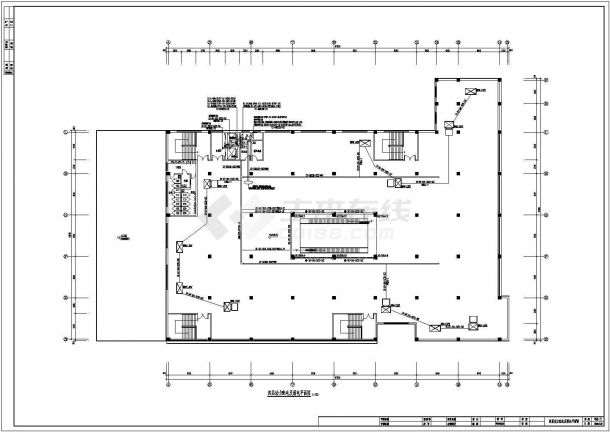 [宁夏]五层大型商场完整电气图纸-图一