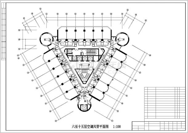 某小区高层建筑空调设计图-图二