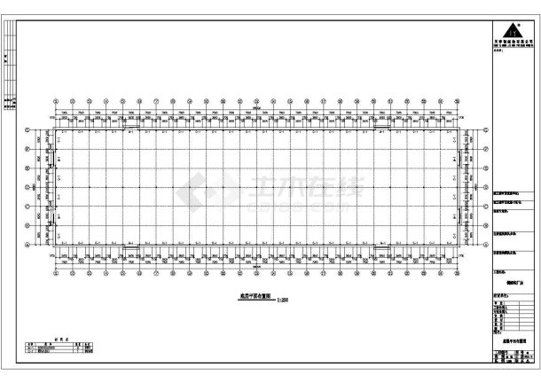 某公司厂房工程建筑结构CAD图纸-图二