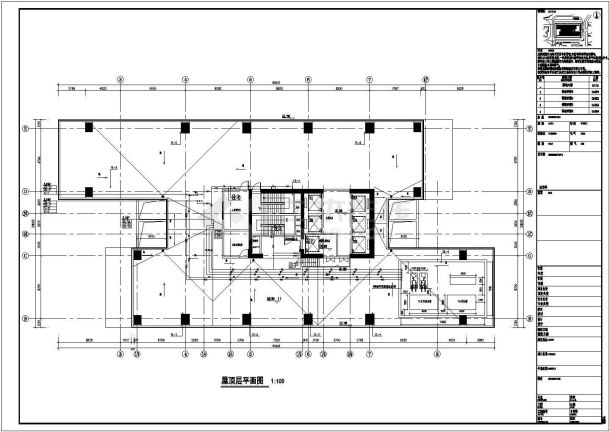 广东33层商业大厦给排水全套图纸-图二