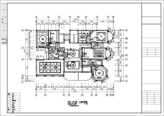 某别墅空调布置施工CAD参考图_图1