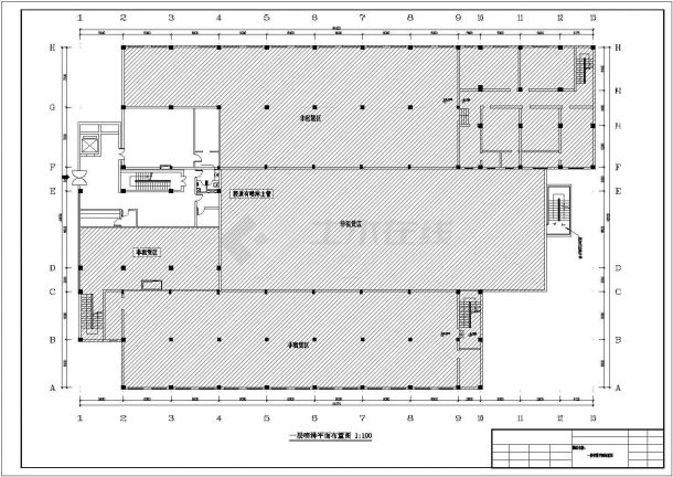 [长沙]知名大厦项目消防设计施工图-图二