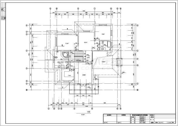 335平米别墅建筑设计图（带效果图）-图二