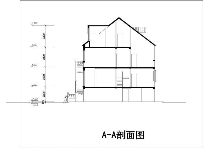 一城市生态型住宅房建筑平立面详图_图1