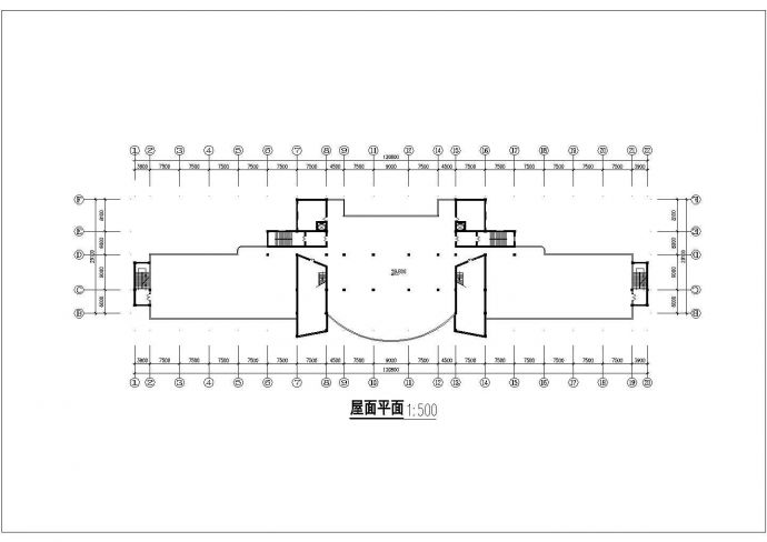 某学校书馆建施示意图_图1