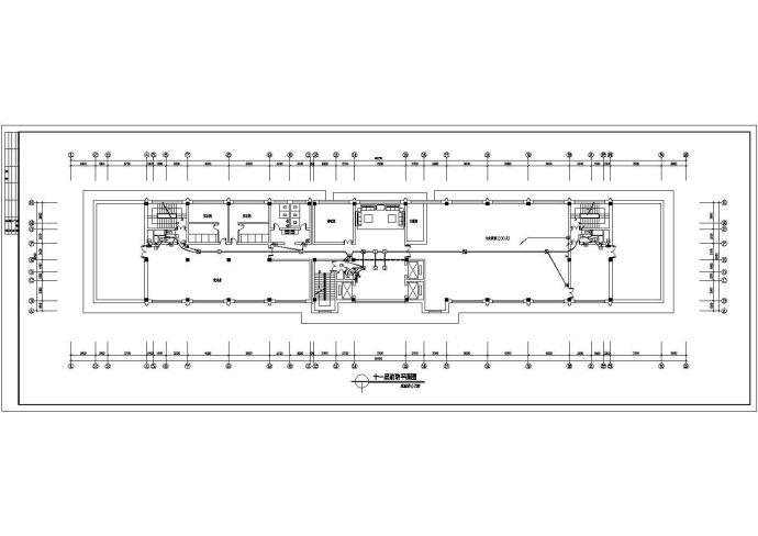 办公楼消防电气CAD布置图纸_图1