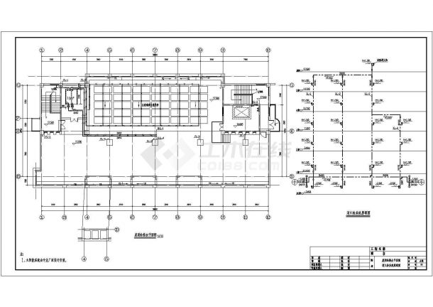 某五层多层宾馆建筑给排水施工图纸-图一