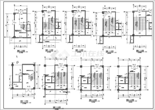 某地大型商场建筑施工图（共十八张）-图二