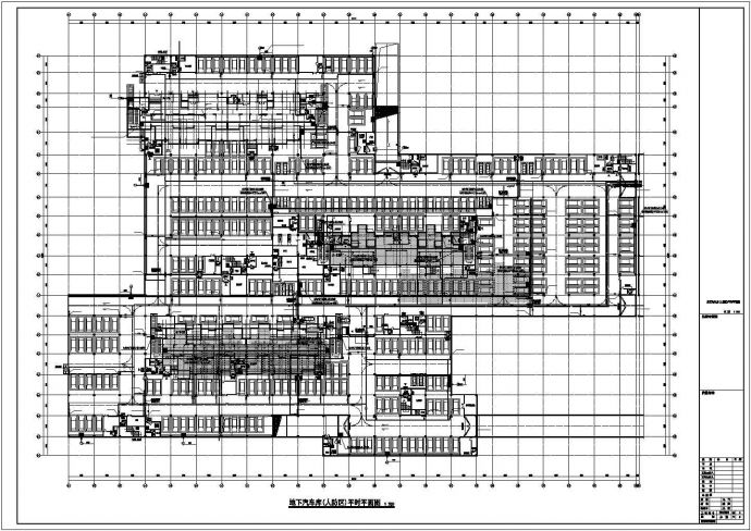 [安徽]3万平地下停车库给排水全套施工图纸_图1