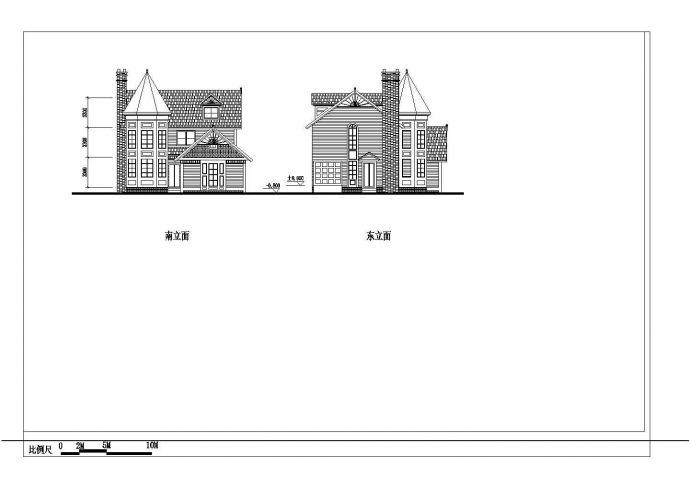 某温地公园别墅整套建筑设计施工CAD图_图1