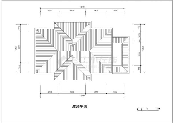 一套简单小型的别墅建筑设计方案图（共6张）-图二