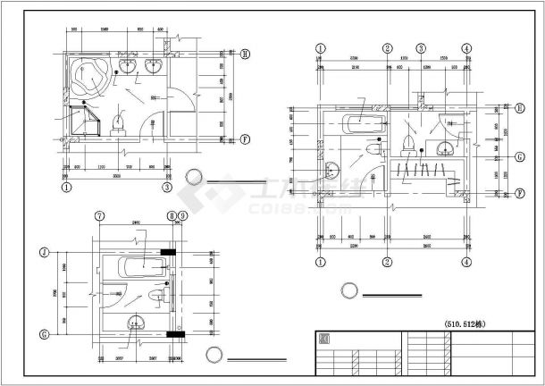中式经典别墅CAD示意图-图二