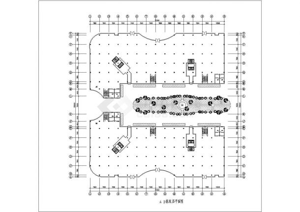十八层电梯商住楼全套建筑设计CAD图纸-图一
